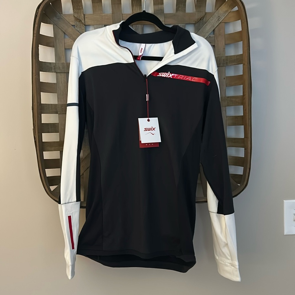 Men’s Size L Swix Triac NTS Long Sleeve Quarter Zip